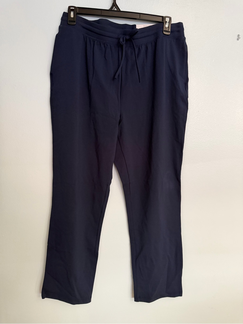 Women's Navy Drawstring Pants - Comfortable Casual Wear